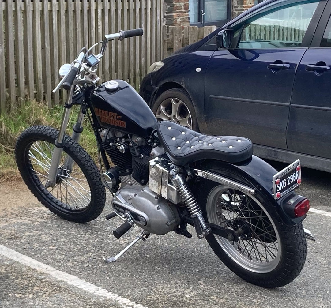 Jammer Z Bar 1 inch Handlebars 6 Rise Custom Choppers Custom Chrome