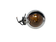 Load image into Gallery viewer, Chrome Amber Bullet Indicator/Turn Signal Marker Side Light Short Stem - Highway Hawk H68-4991
