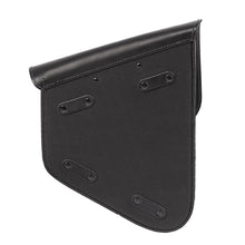 Load image into Gallery viewer, Ledrie HLZAD2-1075H Rear Swingarm Bag 11 Litres with Bottleholder for Suzuki/Yamaha Cruisers &amp; Harley Softail to 2017
