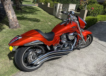 Load image into Gallery viewer, Tail Light Cover "New Tech Glide" Chrome fits Suzuki M1800 Intruder  - Highway Hawk H663-113
