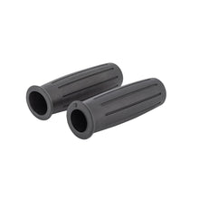 Load image into Gallery viewer, Motorcycle Hand Grips Vintage Black for 7/8 inch (22mm) Handlebars without Throttle Assembly - Highway Hawk H45-1203B
