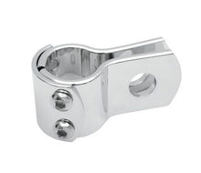 Load image into Gallery viewer, 7/8 Inch (22mm) 3 Piece Clamp Chrome for Footpeg/Spot Light - Motorcycle Storehouse 949965
