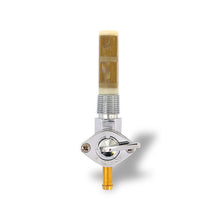 Load image into Gallery viewer, Chrome Fuel Petcock 3/8" NPT for Harley-Davidson pre-1975 - Vertical Upright Spigot
