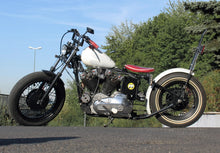 Load image into Gallery viewer, Le Pera Custom Motorcycle Solo Seat Red Metal Flake + Mounting Bracket
