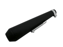 Load image into Gallery viewer, Muffler Megaton Black 44cm Long fits up to 45mm (1-3/4 in.) header pipes
