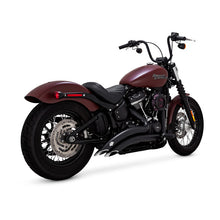 Load image into Gallery viewer, Vance &amp; Hines PCX Black Big Radius 2-into-2 Exhaust 2018 up Softail
