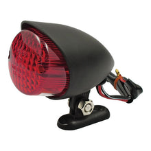 Load image into Gallery viewer, Rear Brake Tail and Licence Plate Light Custom with Adjustable Mount - Black - Highway Hawk H68-222B
