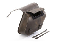 Load image into Gallery viewer, Ledrie HLZAD2-1099 Saddlebag Right Side Brown 11 Litres fits Harley-Davidson FXD Dyna - Genuine Real Leather

