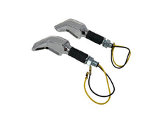 Load image into Gallery viewer, Turn Signal Set (2) Speed, LED Long Stem - Chrome - Highway Hawk H68-596
