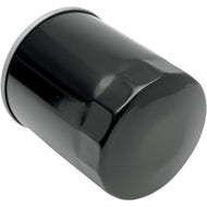 Black Oil Filter fits Harley-Davidson Dyna, Softail, Touring 1999-17 (Twin Cam) - Drag Specialties DS275109