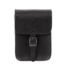Load image into Gallery viewer, Ledrie HLSIS2-1004 Sissy Bar Bag 3.5 Litres Black - Genuine Real Leather
