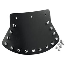 Load image into Gallery viewer, Studded Black Mud Flap Spray Suppression Medium for Harley-Davidson or Universal - Drag Specialties DS393703
