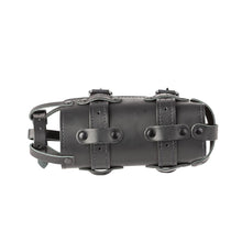Load image into Gallery viewer, Green Primus 1 Litre Fuel Bottle + Black Leather Holder Emergency Petrol Can
