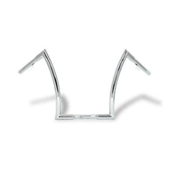 Handlebars Bad Ape Hanger 15 inch High 1-1/4 in (32mm) Diameter, Chrome - Highway Hawk H55-554