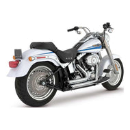 Vance & Hines Chrome Shortshots Staggered Exhaust 1986-2011 Softail