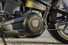 Load image into Gallery viewer, Thunderbike 22-72-451 Clutch (Derby) Cover "Thunderbike Customs" Design fits Harley-Davidson Softail, Dyna, Touring Twin Cam models
