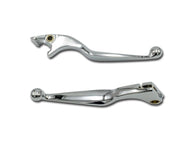Wide Blade Lever Set Chrome for Yamaha Drag Star Custom/Classic - Highway Hawk H452-106