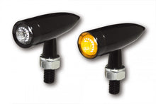 Load image into Gallery viewer, Highsider Turn Signal Set &quot;BULLET MONO&quot; LED (Pair) - Black
