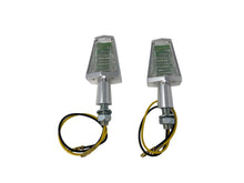 Load image into Gallery viewer, Turn Signal Set (2) Coffin Style, LED - Chrome - Highway Hawk H68-585
