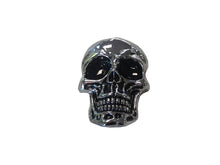 Load image into Gallery viewer, Emblem Skull in Chrome - 4cm High - Highway Hawk H01-326
