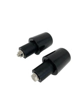 Load image into Gallery viewer, Black Bar Ends for 7/8 inch (22mm) or 1 inch (25mm) Handlebars, Finishing Touch - Highway Hawk H54-103DB
