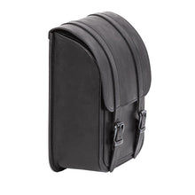 Load image into Gallery viewer, Ledrie HLZAD2-2033 Swingarm Bag Straight Black fits Suzuki &amp; Yamaha Cruisers &amp; H-D to 2017 made from Genuine Real Leather
