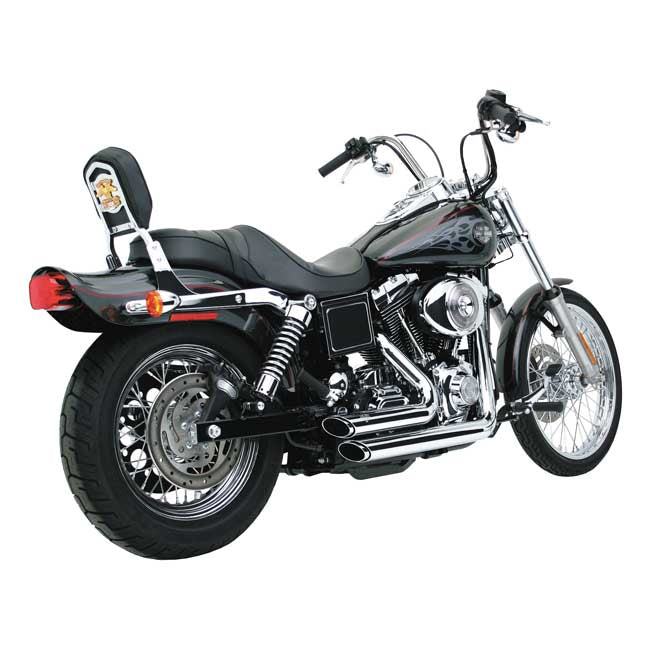 Vance & Hines Shortshots Staggered Exhaust Chrome 1991-2005 Dyna