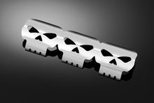 Load image into Gallery viewer, Chrome Skulls Exhaust Heat Shield Cover For Up To 60mm Pipes
