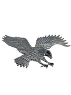 Large Chrome American Eagle Hawk Motorcycle/Motorbike Emblem - Highway Hawk H02-110