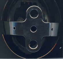 Load image into Gallery viewer, Black &amp; Chrome Flames Replacement Horn Cover for Harley-Davidson - Drag Specialties 2107-0053
