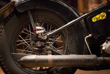 Load image into Gallery viewer, Chrome Red Bullet Marker Side Light Motorcycle/Trike, Short Stem - Custom Chrome 19355
