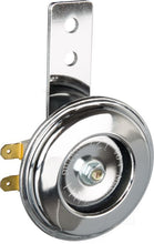 Load image into Gallery viewer, Small Chrome Mini Horn 65mm (2-1/2 in.) Smooth Universal 12V for Motorcycle/e-Bike - Motorcycle Storehouse 900961
