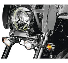 Load image into Gallery viewer, Kuryakyn 4014 Chrome P-Clamp Spotlight Mount fits 39mm/41mm Harley Forks
