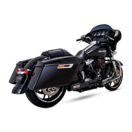 Vance & Hines 47321 PCX Black Hi Output RR 2-into-1 Exhaust fits Harley-Davidson 2017 up Touring
