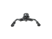 Load image into Gallery viewer, Skeleton Skull Chrome Statue Fender/Visor Ornament - S - Highway Hawk H66-070
