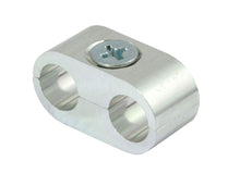 Load image into Gallery viewer, Dual Cable Holder Clamp for Throttle/Idle Cables or Wiring - Chrome - Bike It CBSTCH
