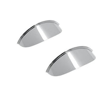Load image into Gallery viewer, Plain Chrome Visors Peak for Motorcycle Spotlight - 4.5" (Pair) - Drag Specialties 2001-0370
