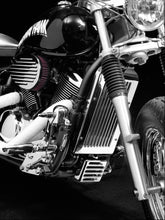 Load image into Gallery viewer, Chrome Radiator Cover for Honda VT600 Shadow
