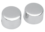 Chrome Front Axle Caps/Covers Harley-Davidson XL FXD FL