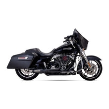 Load image into Gallery viewer, Vance &amp; Hines 47321 PCX Black Hi Output RR 2-into-1 Exhaust fits Harley-Davidson 2017 up Touring
