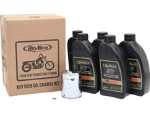 Load image into Gallery viewer, RevTech Oil Change Service Kit for Harley-Davidson M8 Models 2017 up Chrome Filter
