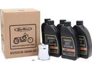 RevTech Oil Change Service Kit for Harley-Davidson M8 Models 2017 up Chrome Filter