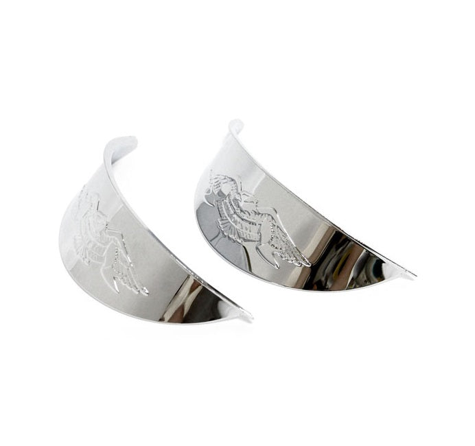 Pair (2) Live To Ride Eagle Spotlight Visors fits 4.5