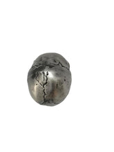 Load image into Gallery viewer, Cracked Skull Ornamental Statue for Fenders/Bonnet Mascot - Old Silver - Highway Hawk H02-086M
