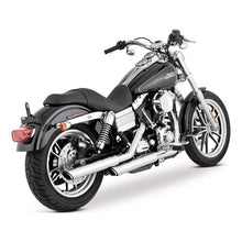 Load image into Gallery viewer, Vance &amp; Hines 16337 PCX Chrome Twin Slash 3 in. Slip-on Exhaust fits Harley-Davidson 1991-2016 Dyna
