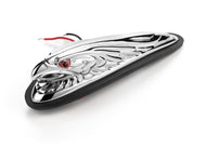 Chrome Eagle Head Fender Light Motorcycle Mud Guard (S) - Highway Hawk H68-4021