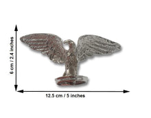 Load image into Gallery viewer, Open Winged Eagle Statue Chrome Finish Fender Ornament Mascot - Highway Hawk H02-075
