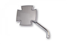 Load image into Gallery viewer, HIGHSIDER 301-111 Mirrors IRON CROSS Maltese Cross (Pair) for Metric Cruiser/fits Harley-Davidson - Chrome
