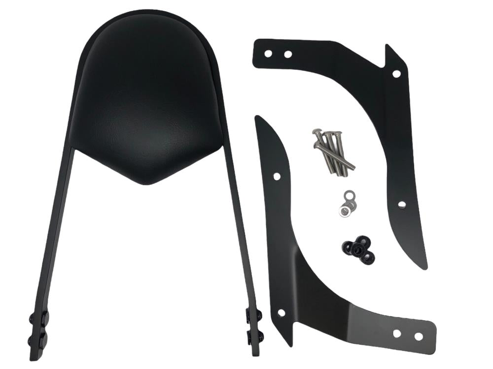 Sissy Bar Wide Black Complete Yamaha XVS1300 Custom Stryker 2013 Up - Highway Hawk H522-1035B