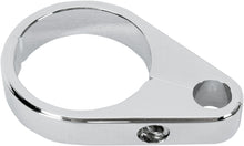 Load image into Gallery viewer, 1-3/8 inch (35mm) Clutch/Throttle Cable Clamp Holder - Chrome - Drag Specialties DS-223091
